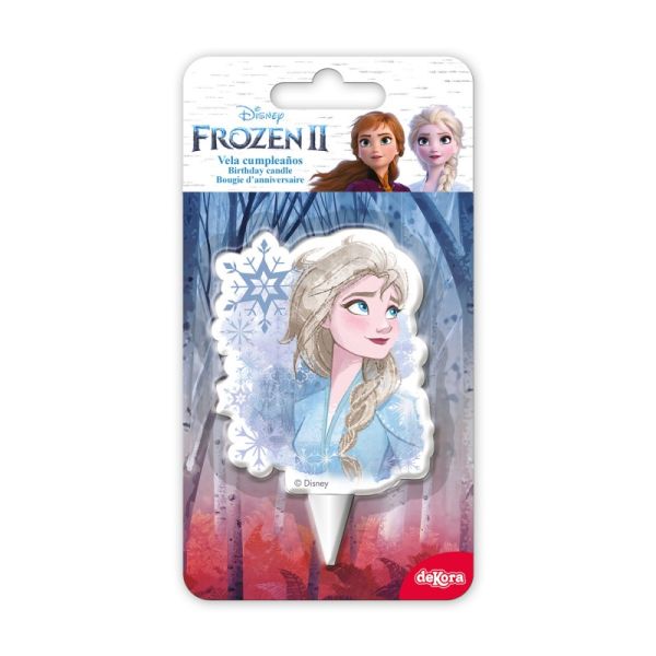 Elsa Frozen 2 Geburtstagskerze 2D 7,5cm
