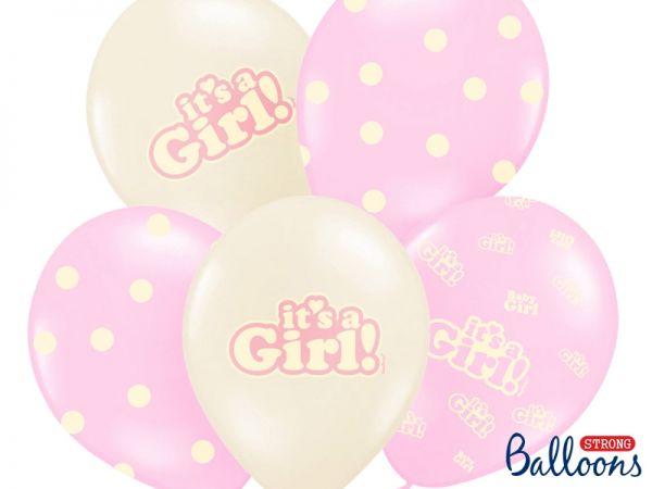 Ballon Its a Girl Pastel6