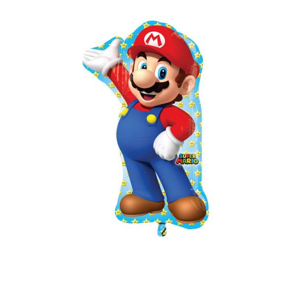 Super Mario Folienballon 55 X 83 cm