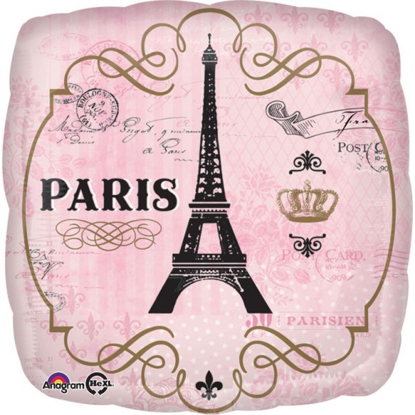 A Day in Paris Folienballon 43 cm