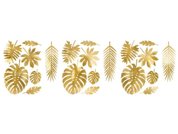 Aloha Tropical Blätter gold