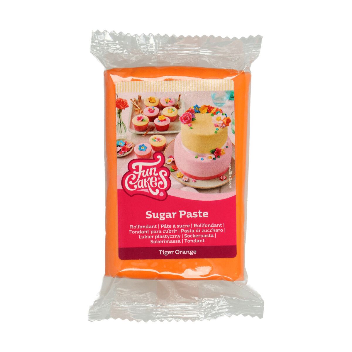 FC Rollfondant Tiger orange 250g | FunCakes Fondant | Fondant/Marzipan ...