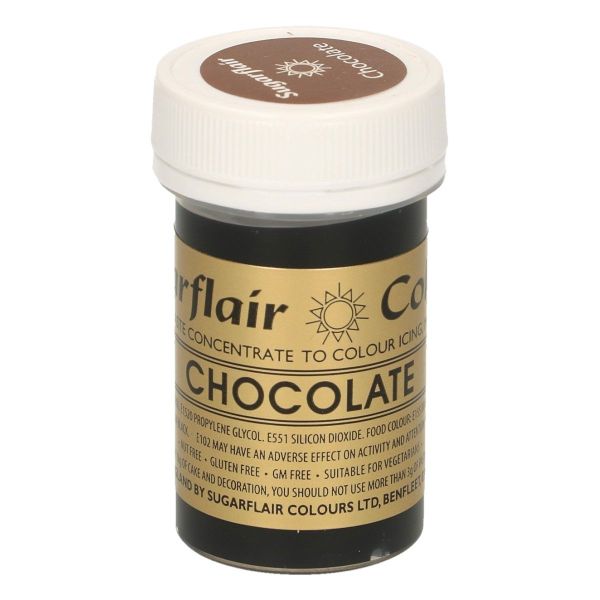 Sugarflair Pastenfarbe - Chocolate