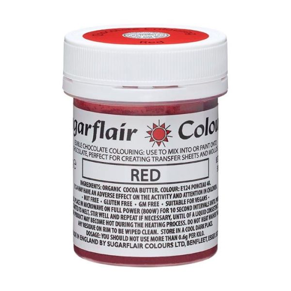 Sugarflair Schokoladenfarbe Red