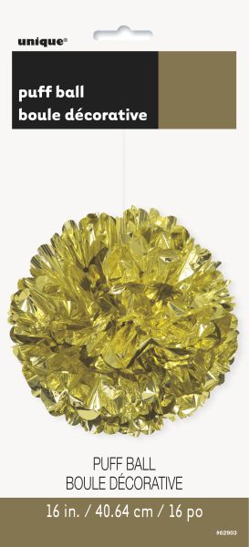 Pompom Gold Foil 40 cm