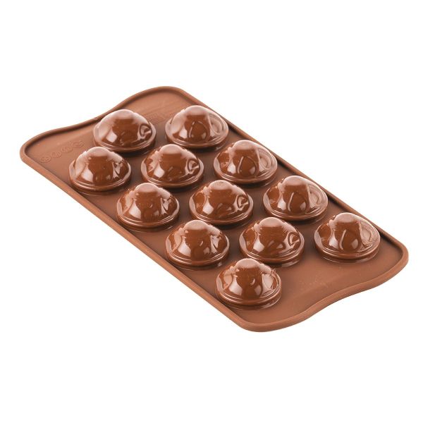 Silikomart Schokoladenform Totenkopf 3D