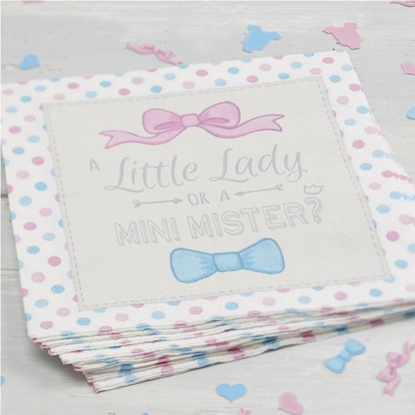 Servietten Little Lady Or Mini Mister