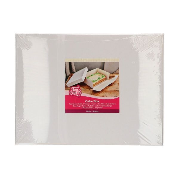 Tortenschachtel weiss 50x40x15cm
