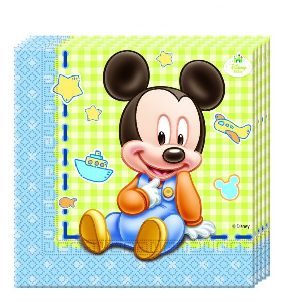 Baby Mickey-Servietten