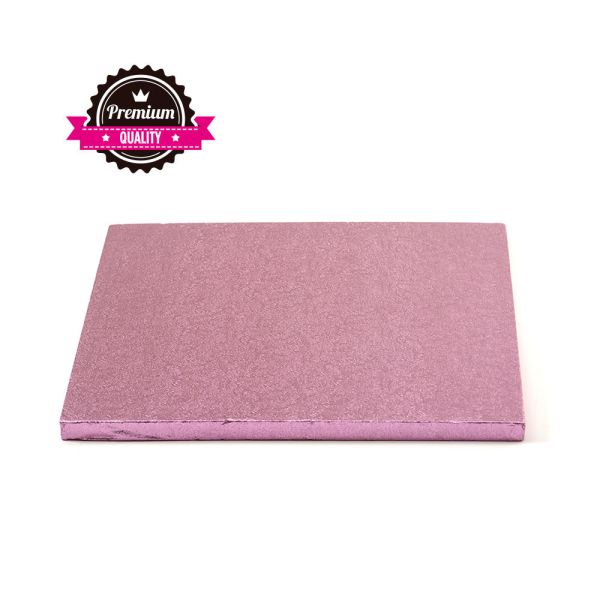 Cake Drum Pink-Quadratisch-25x25cm