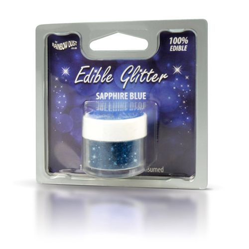 Essbarer Glitzer - Saphire Blue