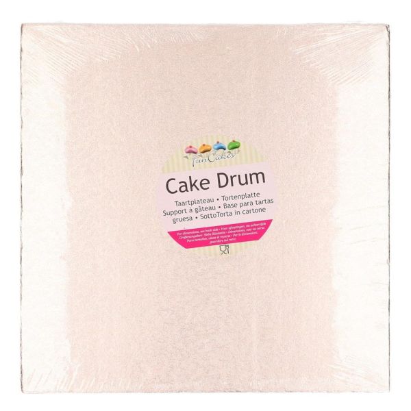Cake Drum rose-gold quadratisch 30x30cm