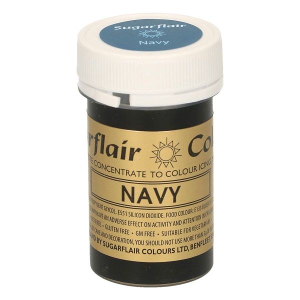 Sugarflair Pastenfarbe - Navy