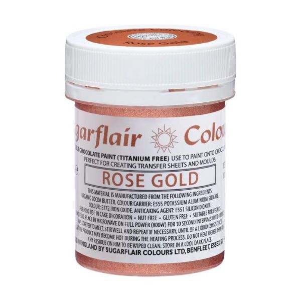 Sugarflair Schokoladenfarbe Rose Gold