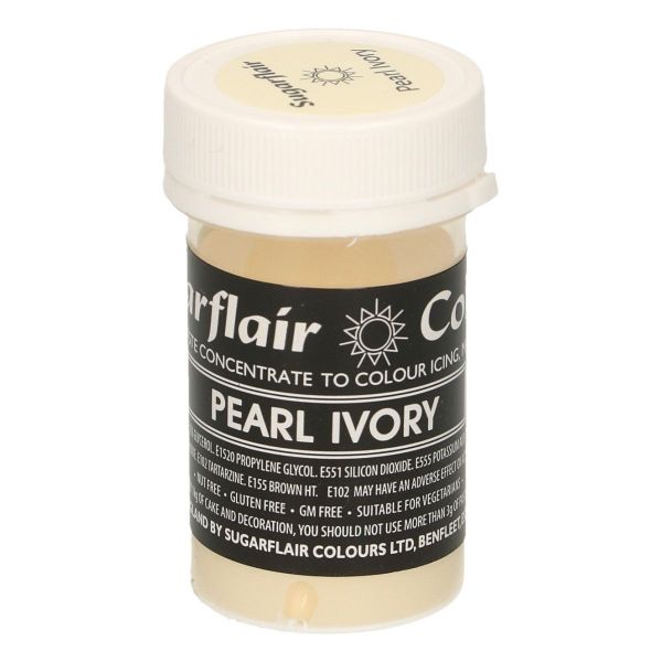 Sugarflair Pastenfarbe Pastel - Pearl Ivory