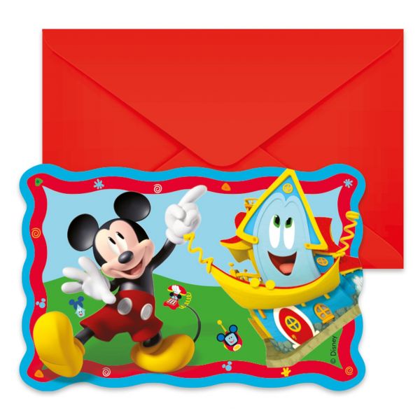 Mickey Rock the House Einladungen
