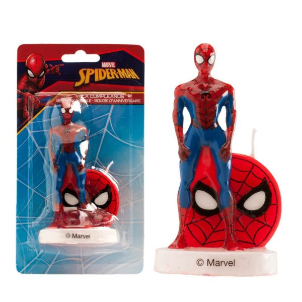 Spiderman Geburtstagskerze 3D 9cm