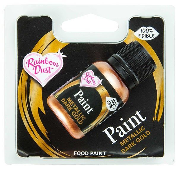 Metallic Food Paint Dark Gold