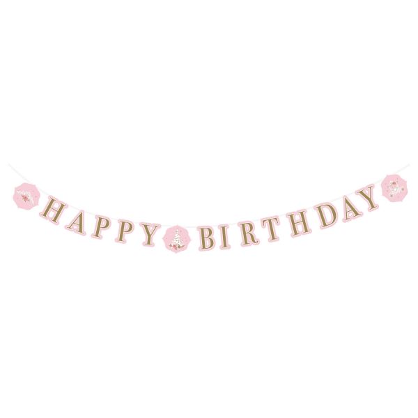 Princess Happy Birthday Banner