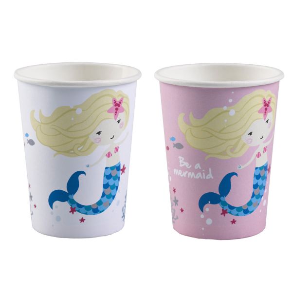 Pappbecher Mermaid 250 ml/8