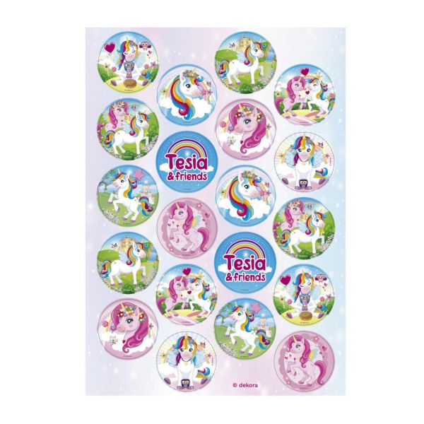 Mini Discs Zuckeraufleger Unicorn