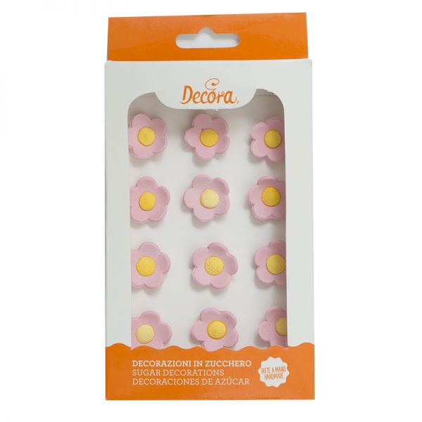 16 Zuckerblumen pink