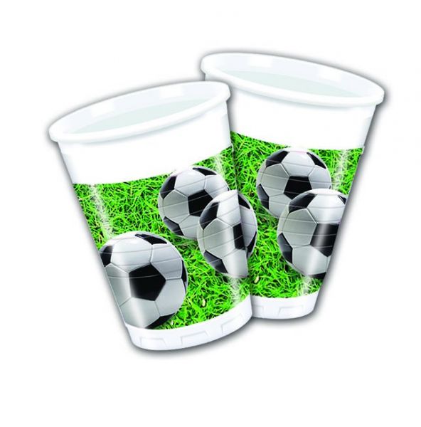 Football Party, 8 Becher