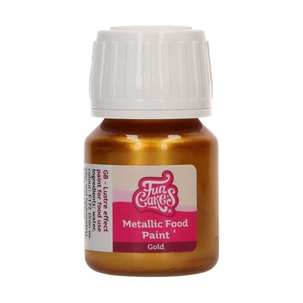 FC Metallic Food Paint Gold 30 ml