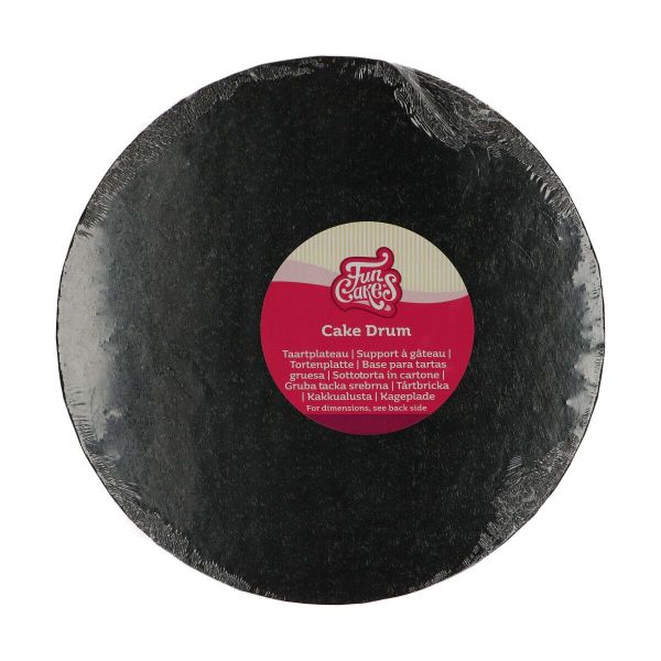 Cake Drum-Black-Rund 30,5 cm