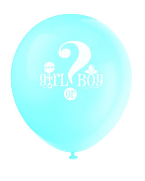 Gender Reveal 8 Ballons 30 cm