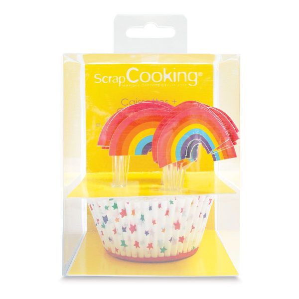 Cupcake Set Regenbogen