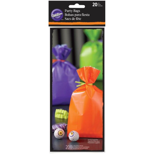 Party bags Halloween einfärbig - 20 Stück