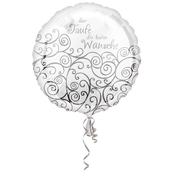 Zur Taufe Folienballon 43 cm