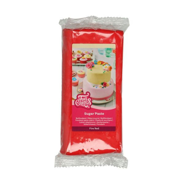 FC Rollfondant Fire red 1kg