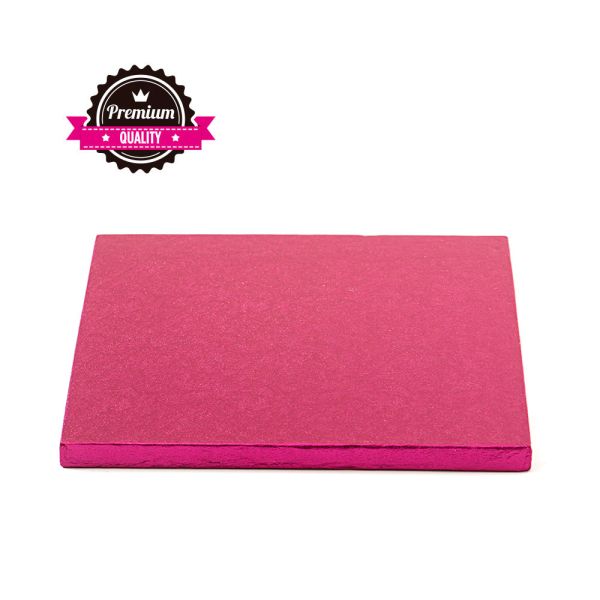 Cake Drum Fuchsia Quadratisch 30x30cm