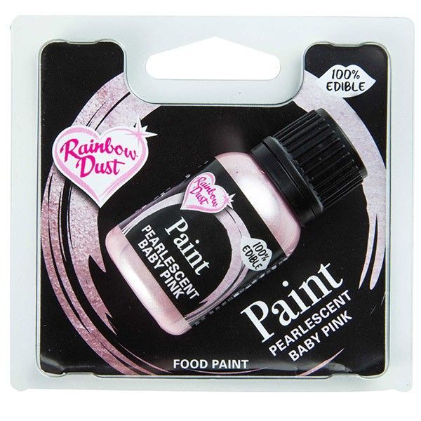 Metallic Food Paint Baby Pink