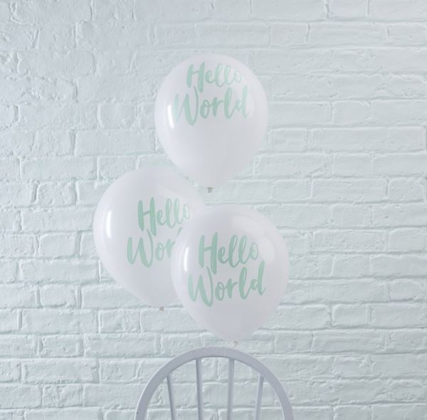 Mint Balloon Hello World