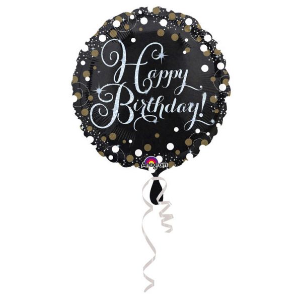 Sparkling Birthday Folienballon 43 cm