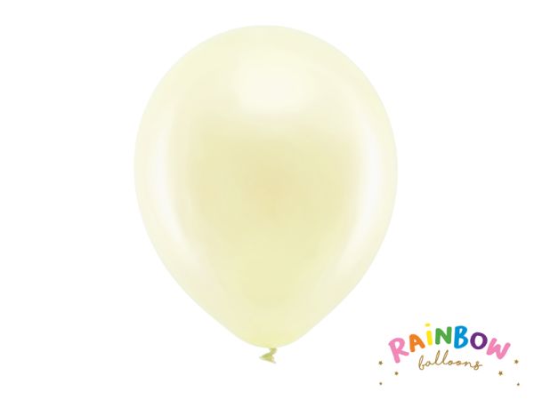 Ballon Metallic Cream