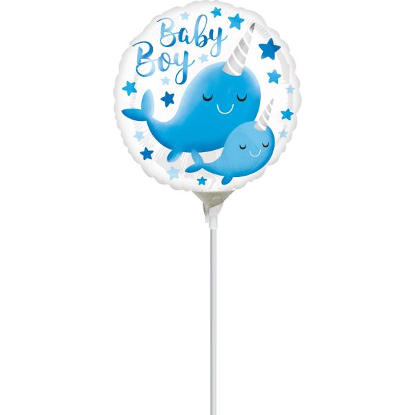 Narwhal Baby Boy Mini-Folienballon