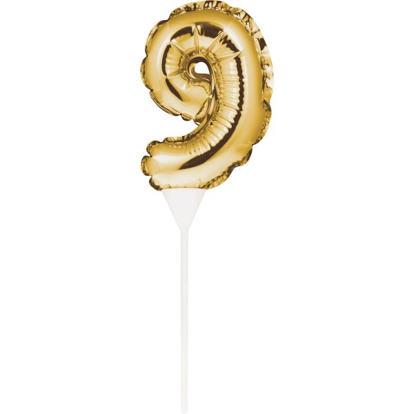 Cake Topper Zahl 9 Air-Filled