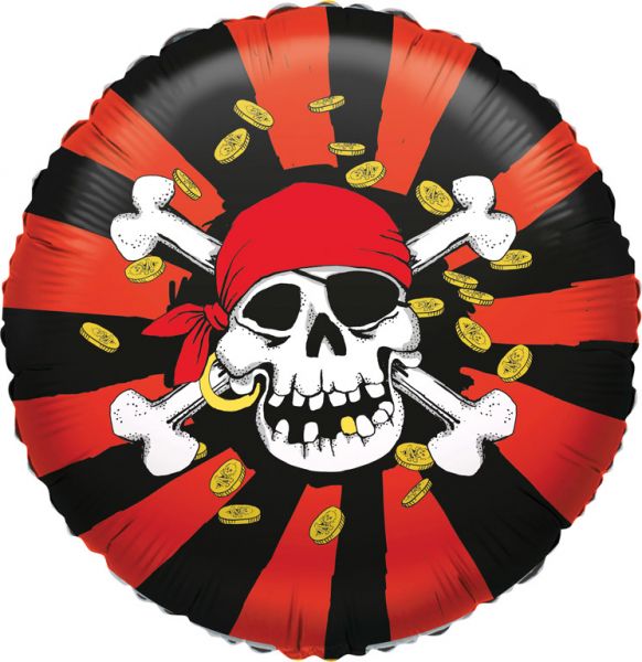 Jolly Roger Folienballon 43 cm