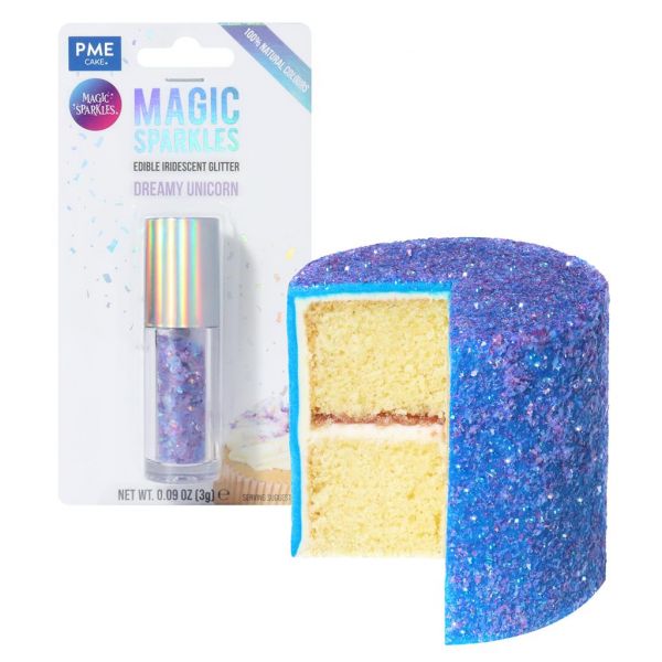 Essbare irisierende Glitzerflocken Dreamy Unicorn
