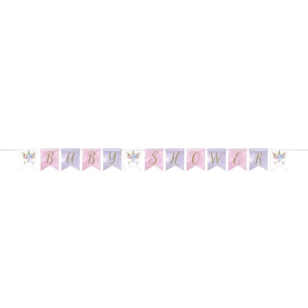 Baby Shower pastell Banner