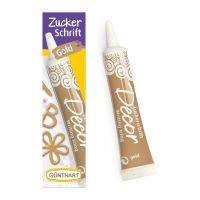 Zuckerschrift Gold Zuckerschrift Gold