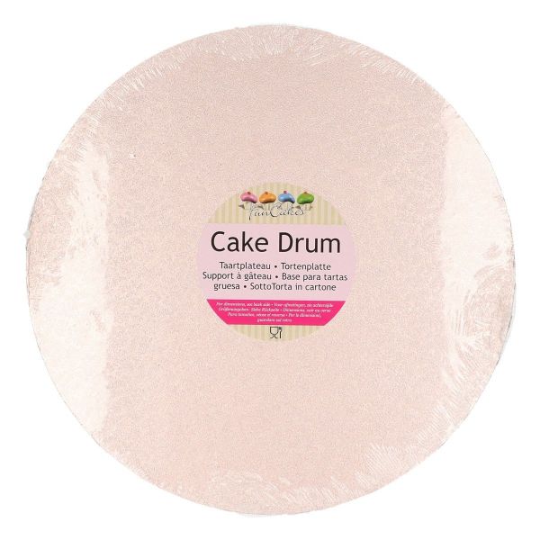 Cake Drum Rose Gold-Rund 25 cm