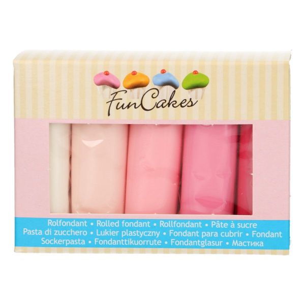 Funcakes Multipack Pink Colours