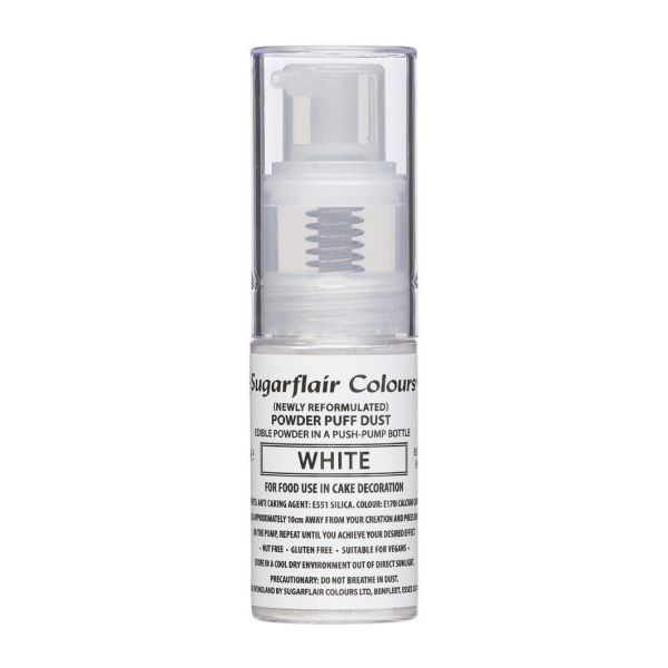 Pumpspray Puff Dust White