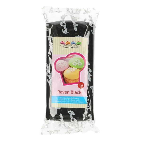 Rollfondant Raven Black 1 Kg