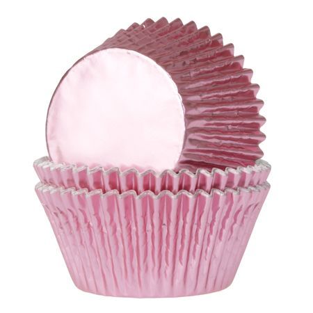 HOM Muffin Förmchen Folie Rosa